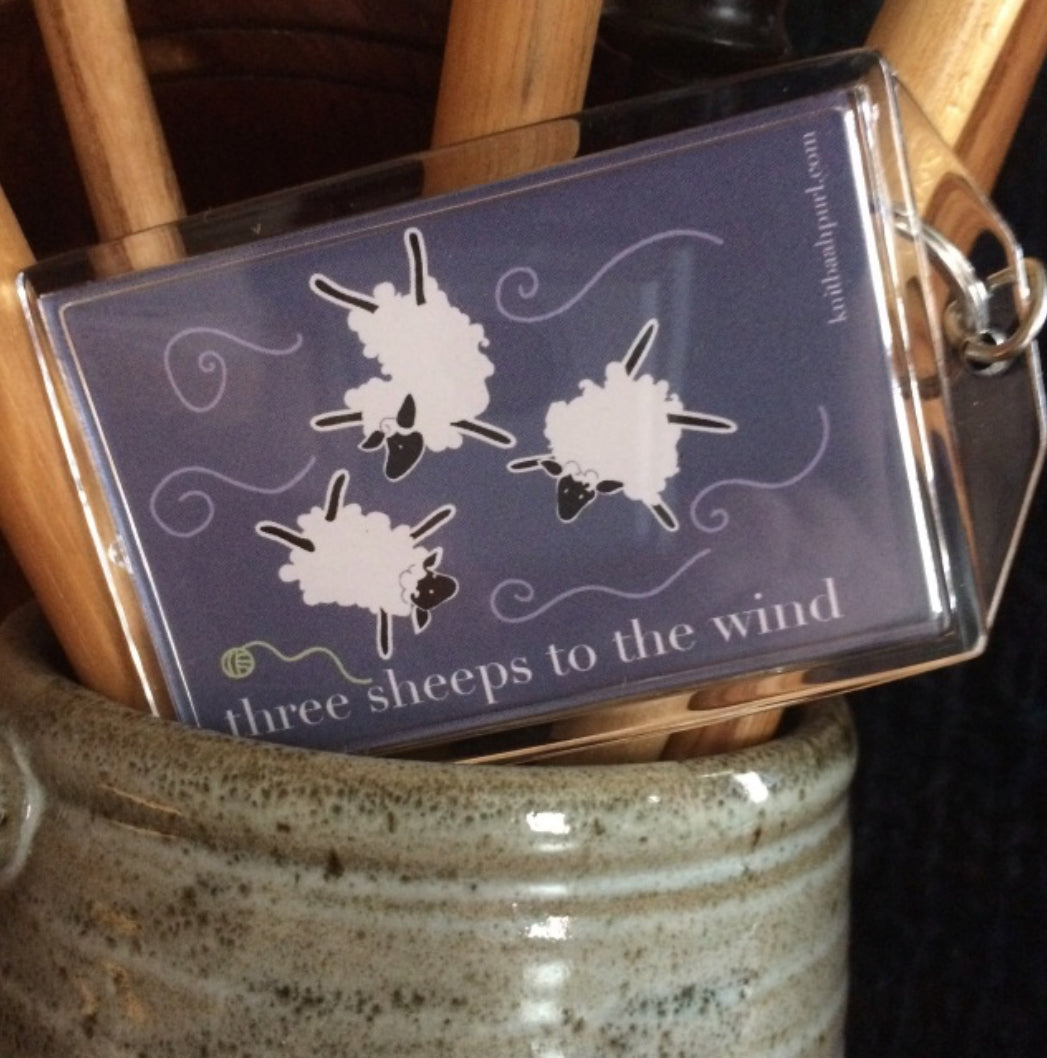 Keychains - Knit Baah Purl