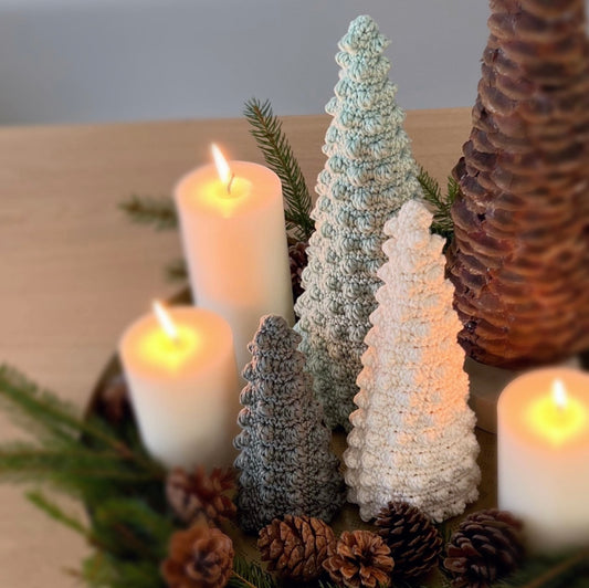 *CLASS: Crocheted Bobble Trees SATURDAY 12/21 1:30-4:00 PM