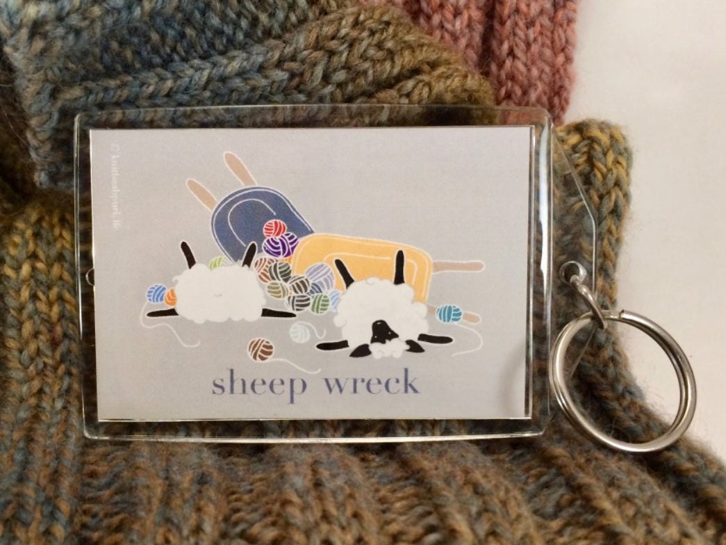 Keychains - Knit Baah Purl