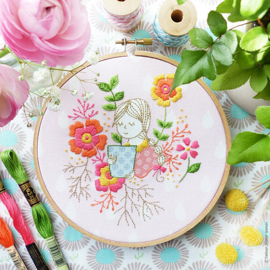 Tamar Garden Lady Embroidery Kit