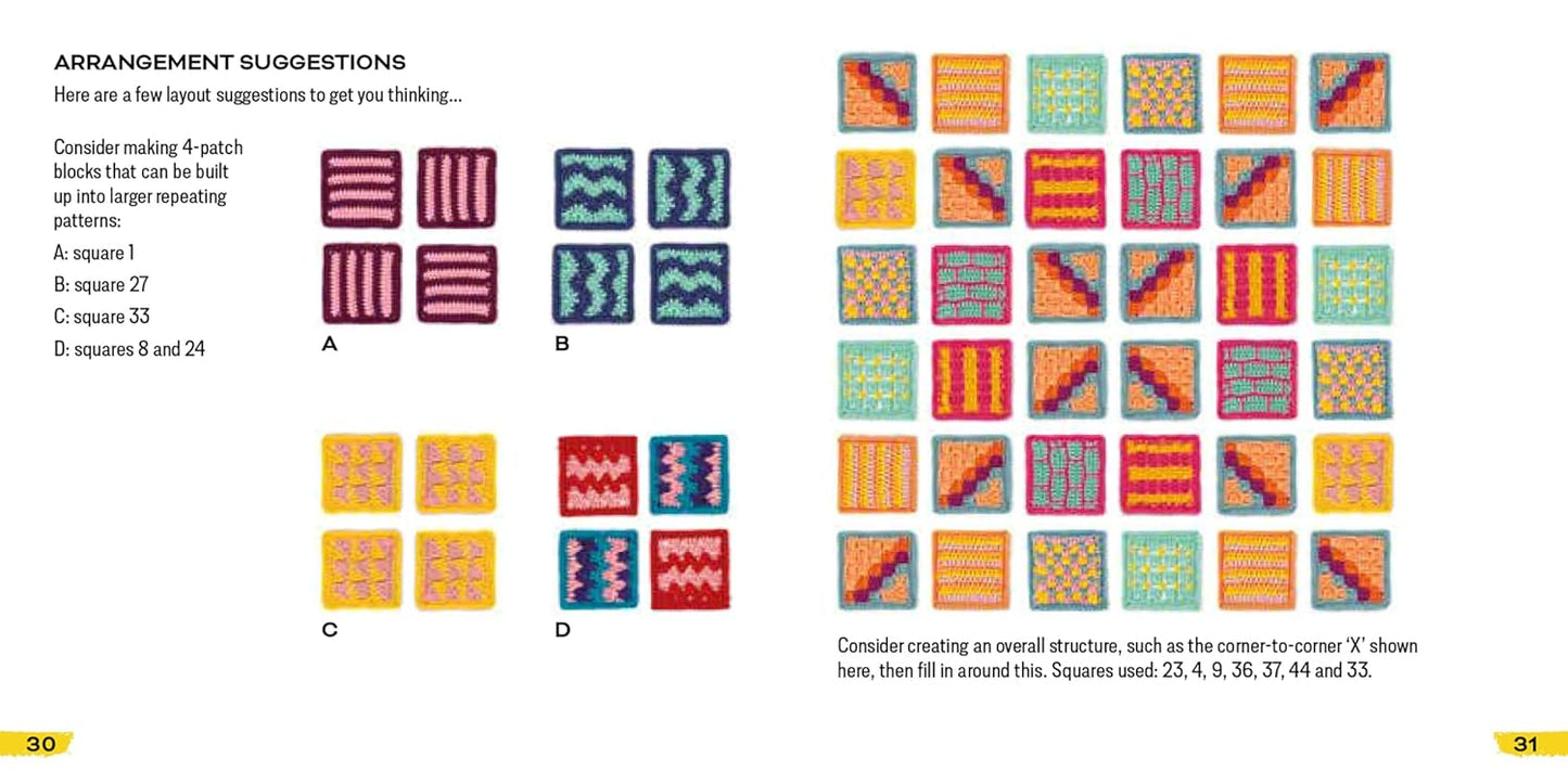 The Granny Square Stitches Card Deck: 50 Mix and Match Designs