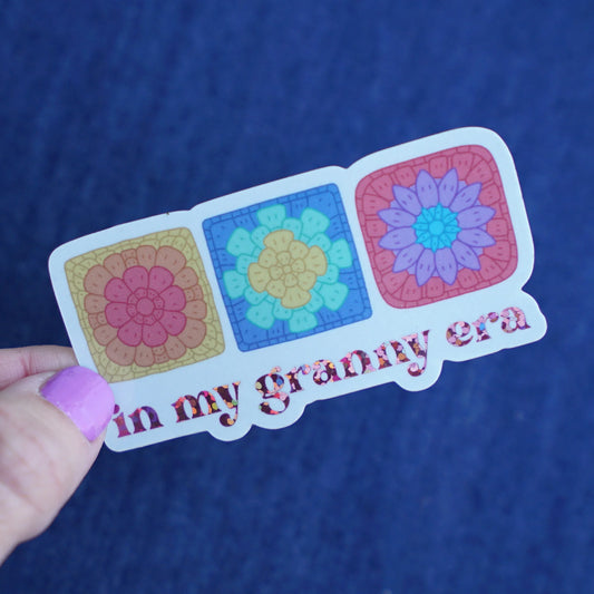 In My Granny Era Sticker - Summer Day Crochet