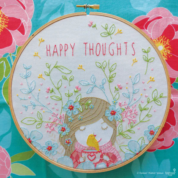 Happy Thoughts Embroidery Kit