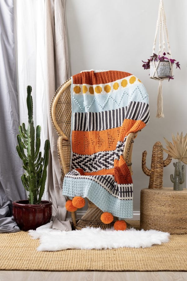 Mix & Match Modern Crochet Blankets Book