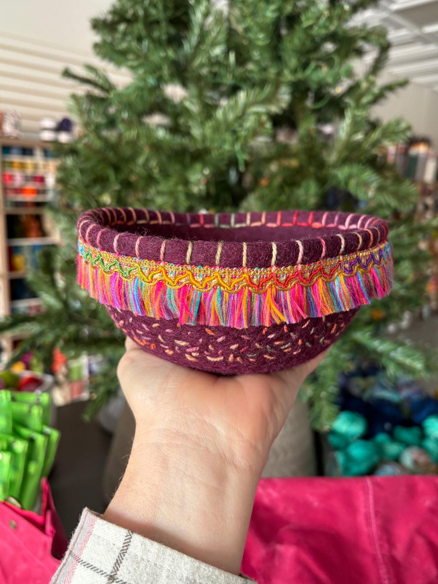 CLASS: Fun With Felted Bowls SATURDAY 12/13/25 10:00am-Noon