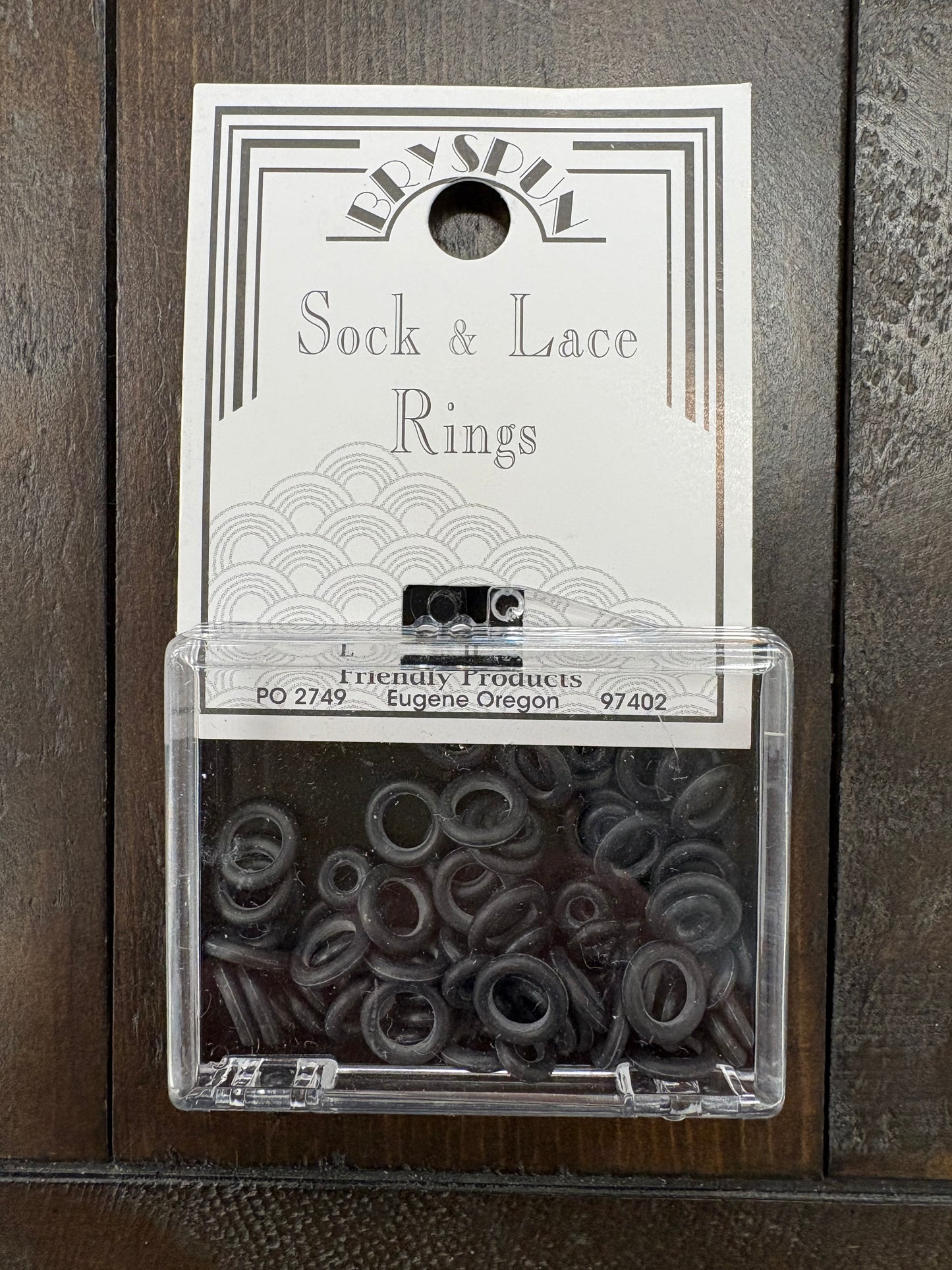 Sock & Lace Ring Stitch Markers - Bryspun