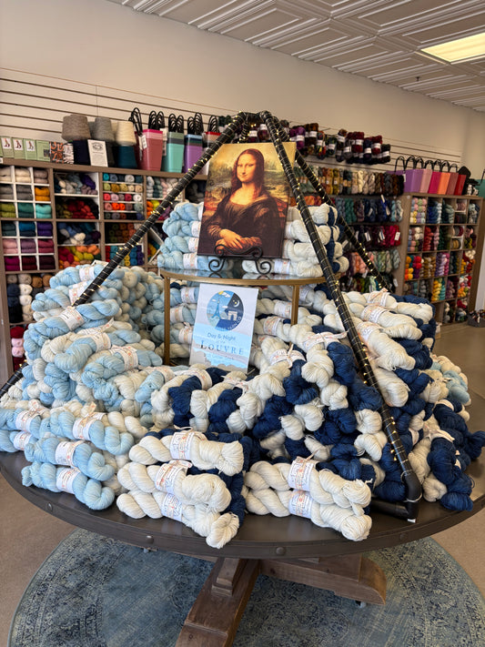 Day & Night at the Louvre by Palmer Yarn Co - 2026 MN Yarn Shop Hop