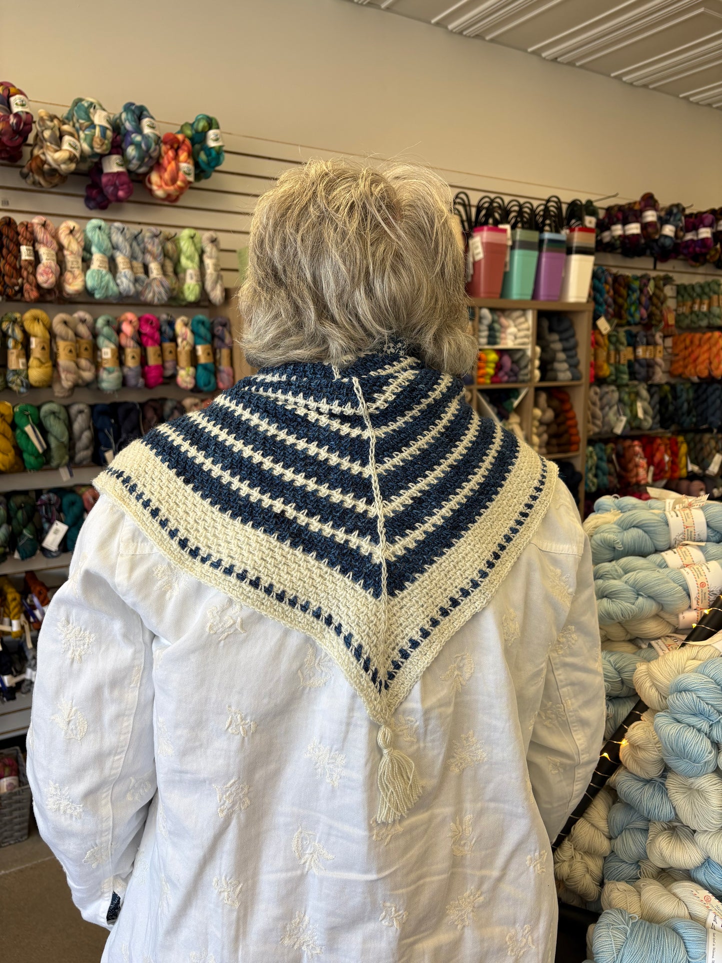 Day & Night at the Louvre by Palmer Yarn Co - 2026 MN Yarn Shop Hop