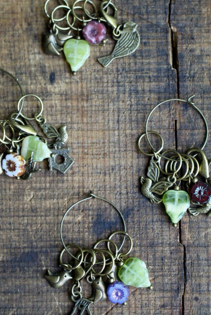 Springtime Bird Stitch Markers