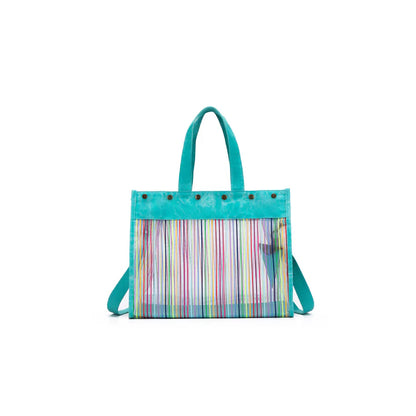 della Q Rainbow Maker's Mesh Tote + Cubbies and Scissors