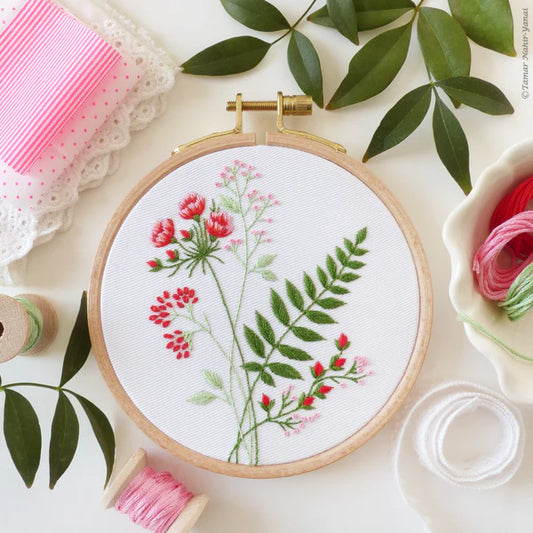 Tamar Fern & Flowers Embroidery Kit