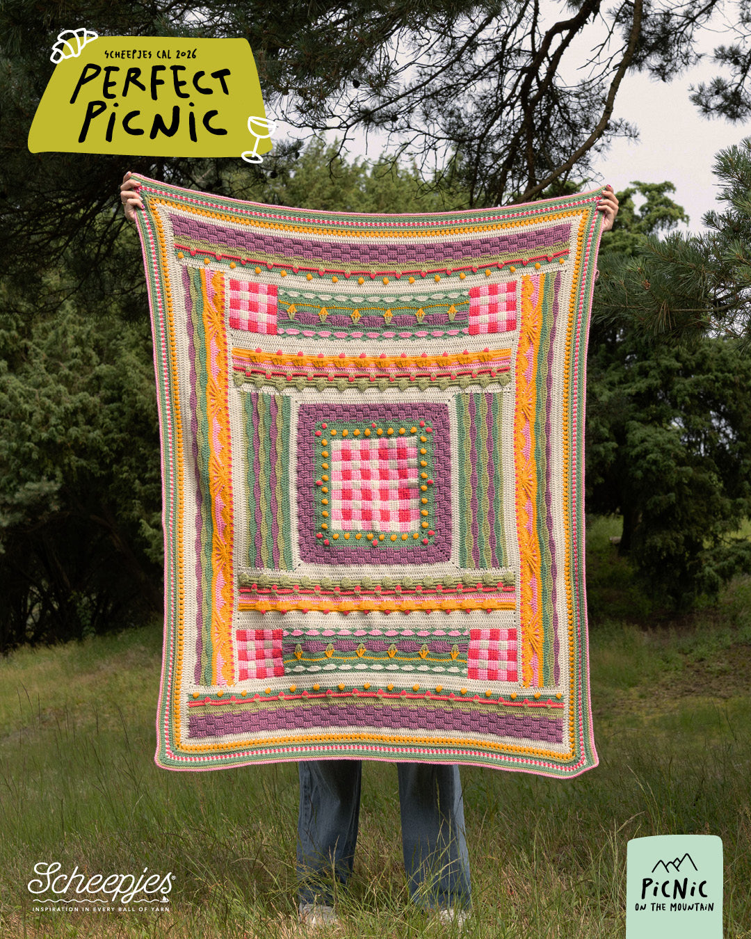 *PRE-ORDER* Perfect Picnic CAL Kit: Colour Crafter - Scheepjes