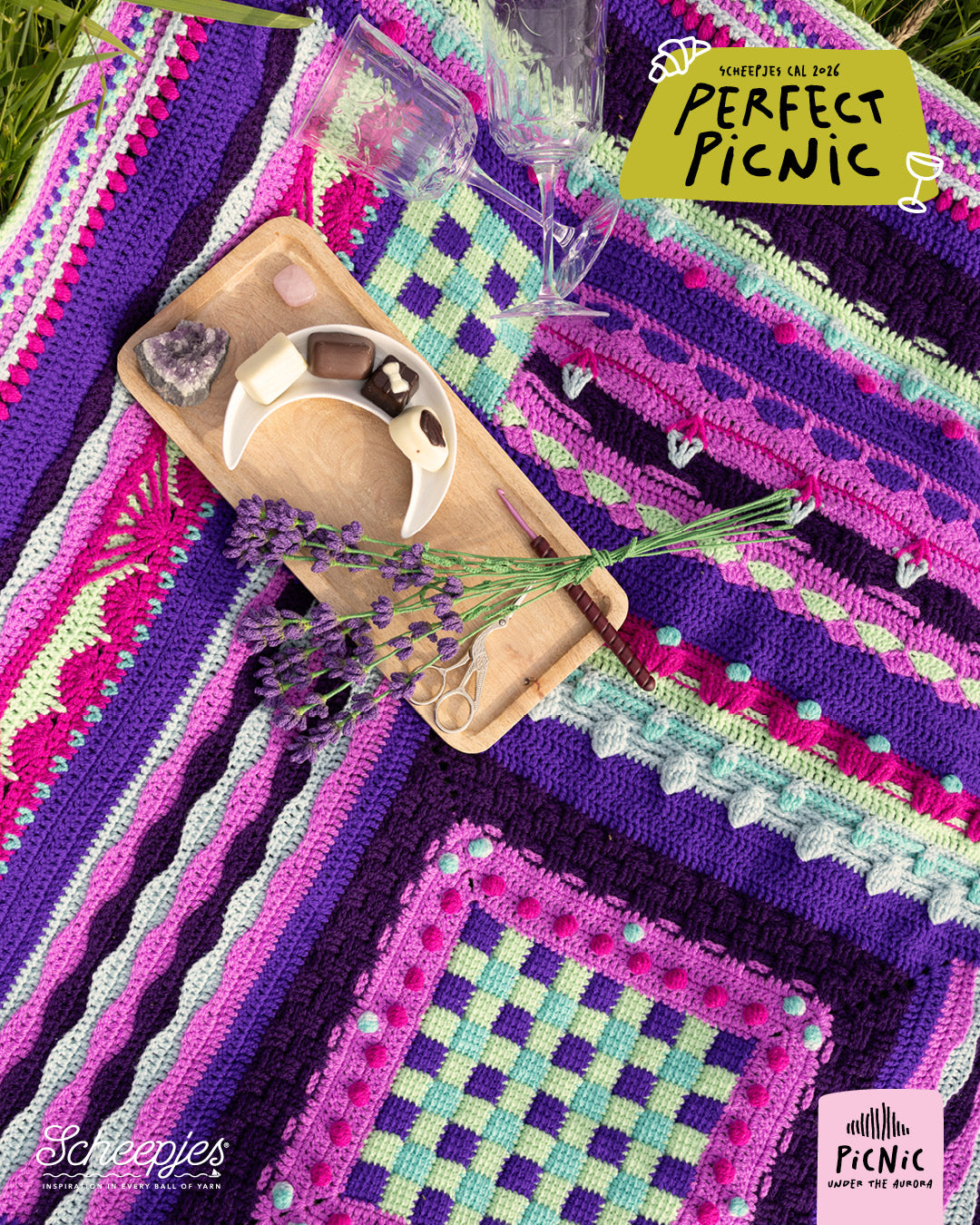 *PRE-ORDER* Perfect Picnic CAL Kit: Colour Crafter - Scheepjes