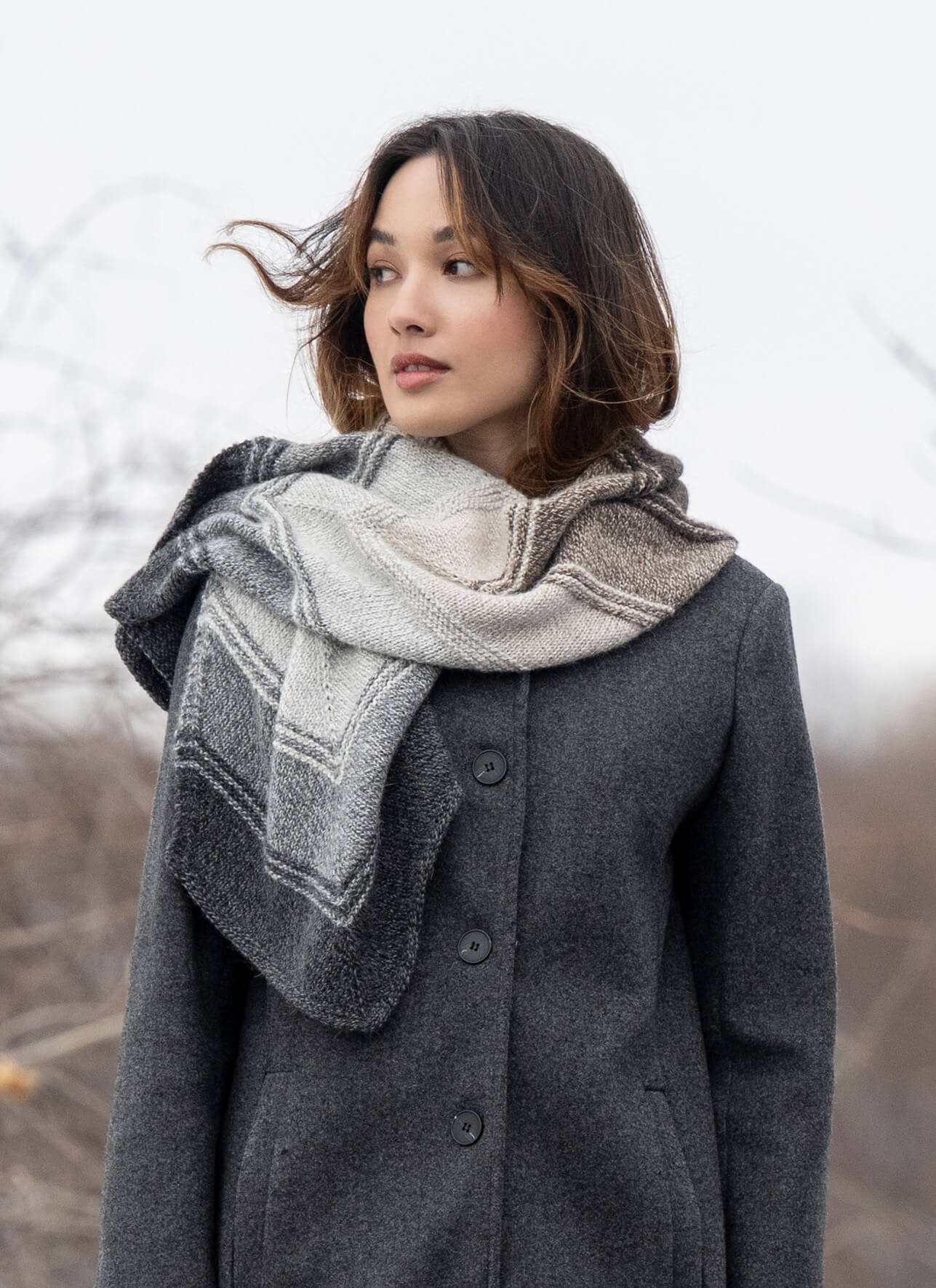 Ingalls Wrap Kit - Baby Alpaca Blue Sky Fibers