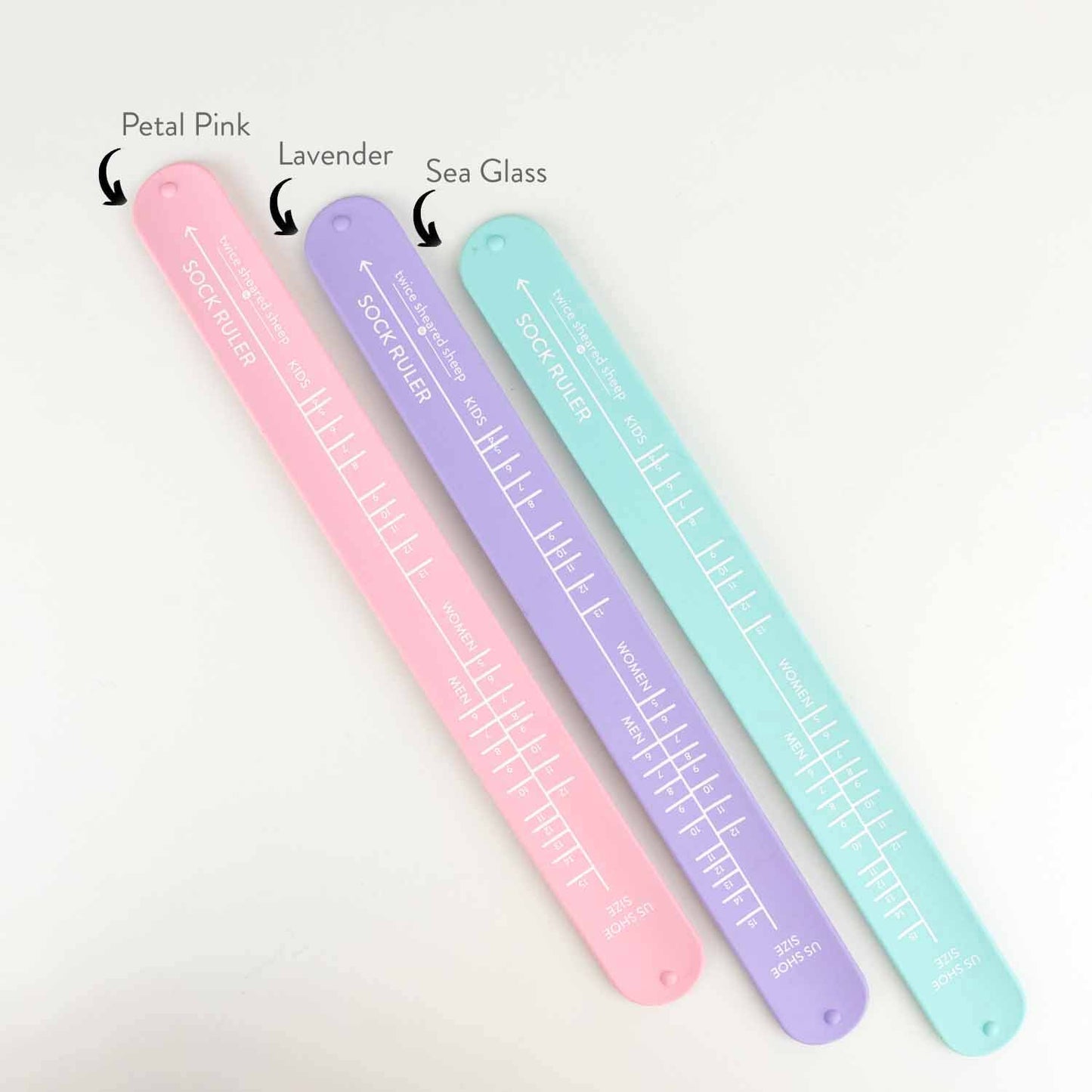 Sock Ruler - Sock Sizing Bracelet Ruler