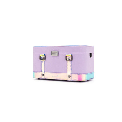 Vinyl Train Case - Della Q GLOW Collection