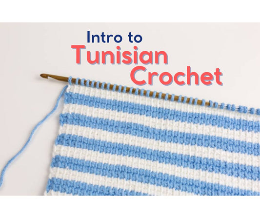 *CLASS: Intro to Tunisian Crochet THURSDAY 5/15/25 6:00-8:00pm