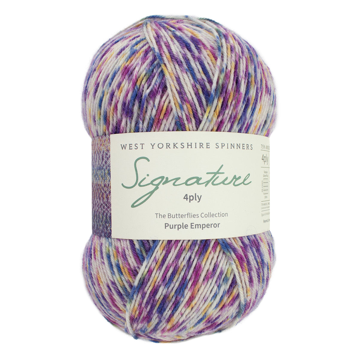 West Yorkshire Spinners Signature - Butterflies 4ply Sock Yarn