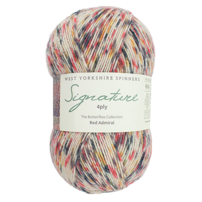 West Yorkshire Spinners Signature - Butterflies 4ply Sock Yarn