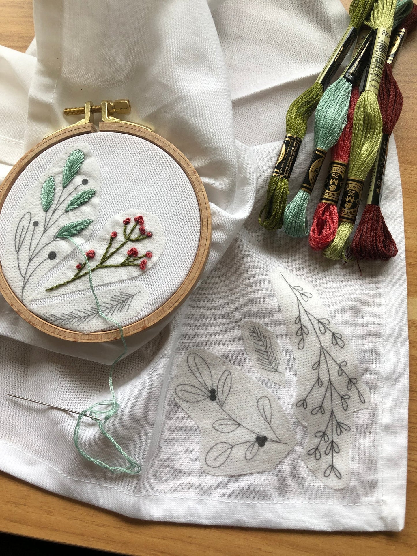 MCreativeJ Peel Stick & Stitch Embroidery Patterns