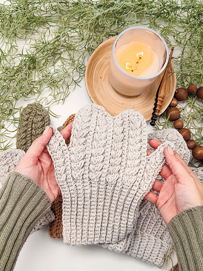 CLASS: Wheat Stitch Mittens SATURDAY 1/10/26 1:00-4:00pm