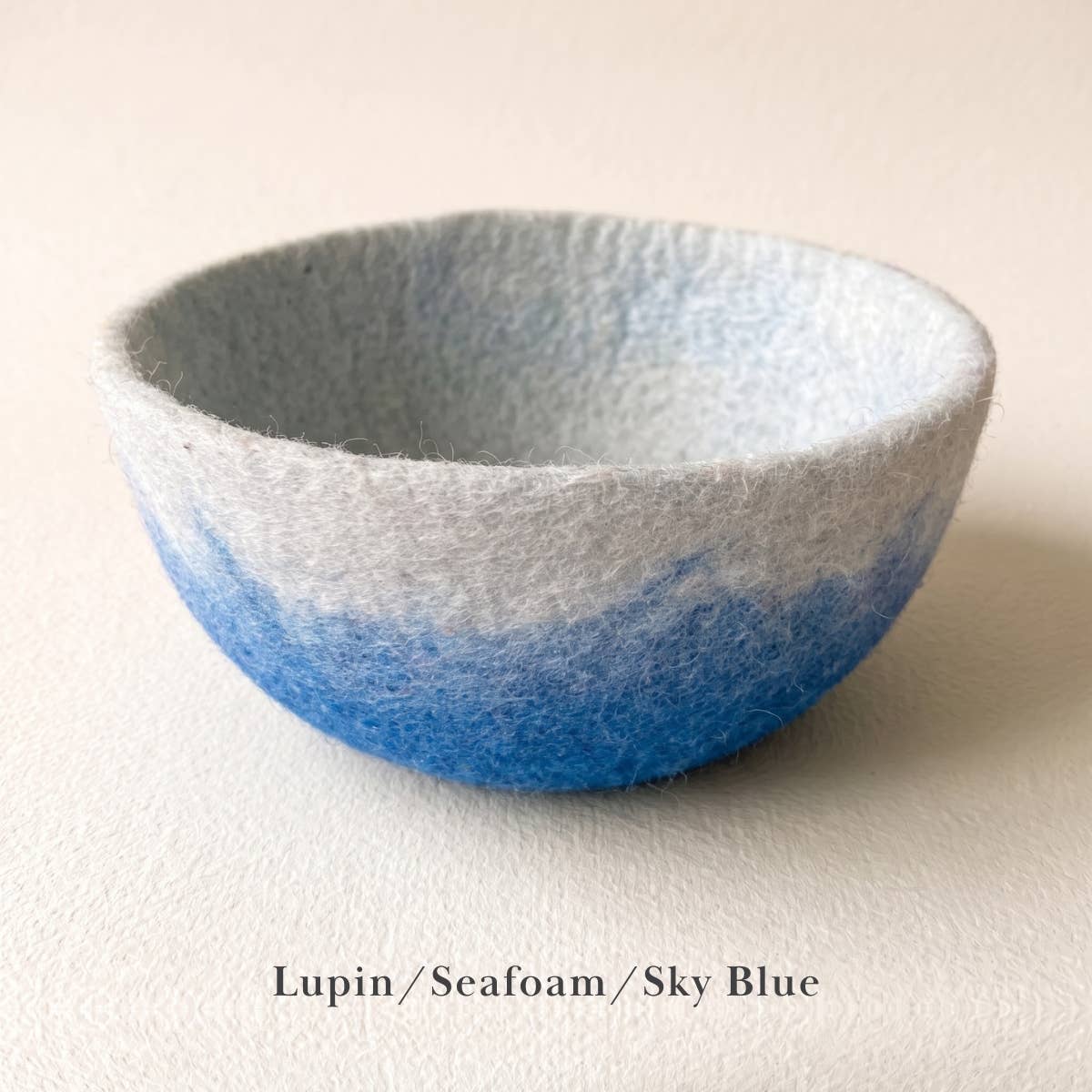 Felt Bowl - Large Ombre | Felt Yarn Bowl | Fibres of Life
