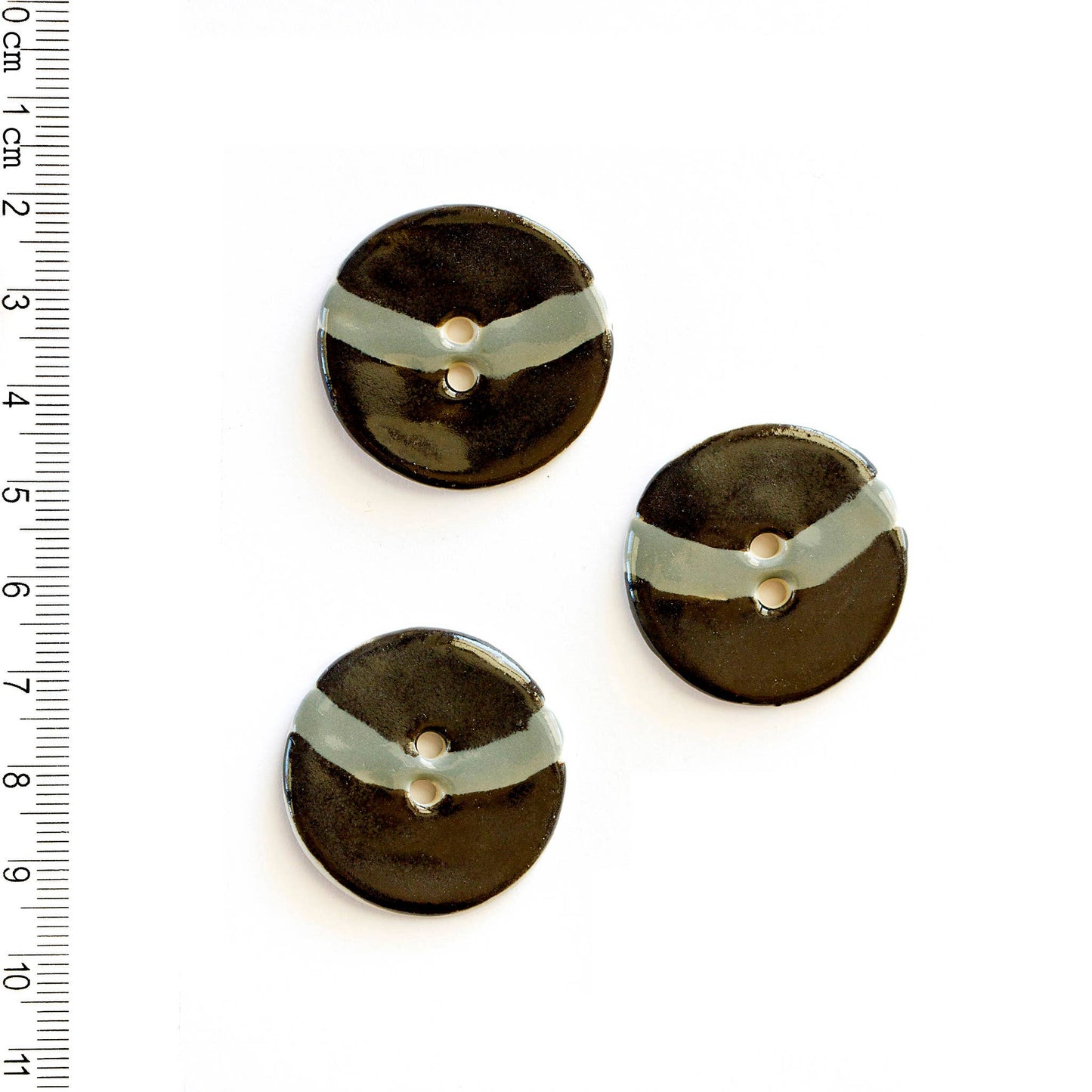 L411 Black with Grey Swirl Classic Buttons