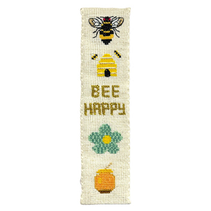Honey Bee Bookmark Cross Stitch Kit - Crafty Kit Co.