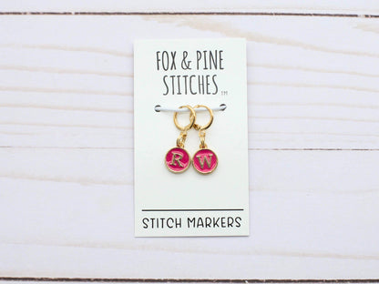 Pink Right Wrong Side | Stitch Markers