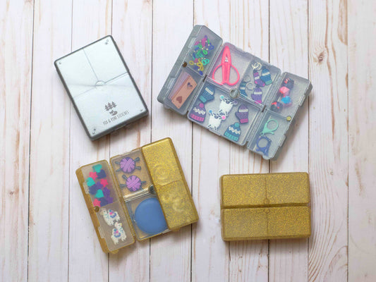 Silver *Glitter* Notion Nooks | The Ultimate On The Go Organizer
