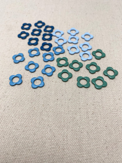 Sm Cool Flower Stitch Markers - Allstitch Studio