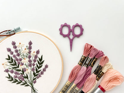 Flamingo Small Flower scissors, tiny embroidery scissors