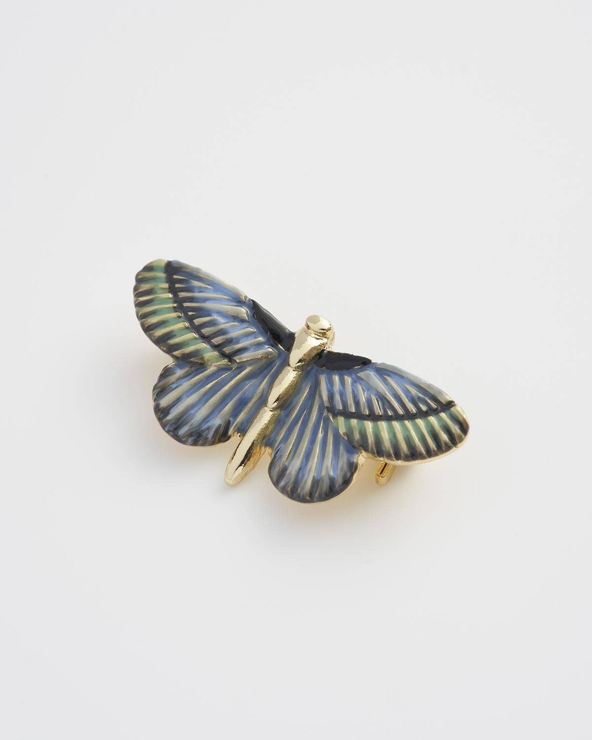 FABLE Deco Butterfly Blue Brooch