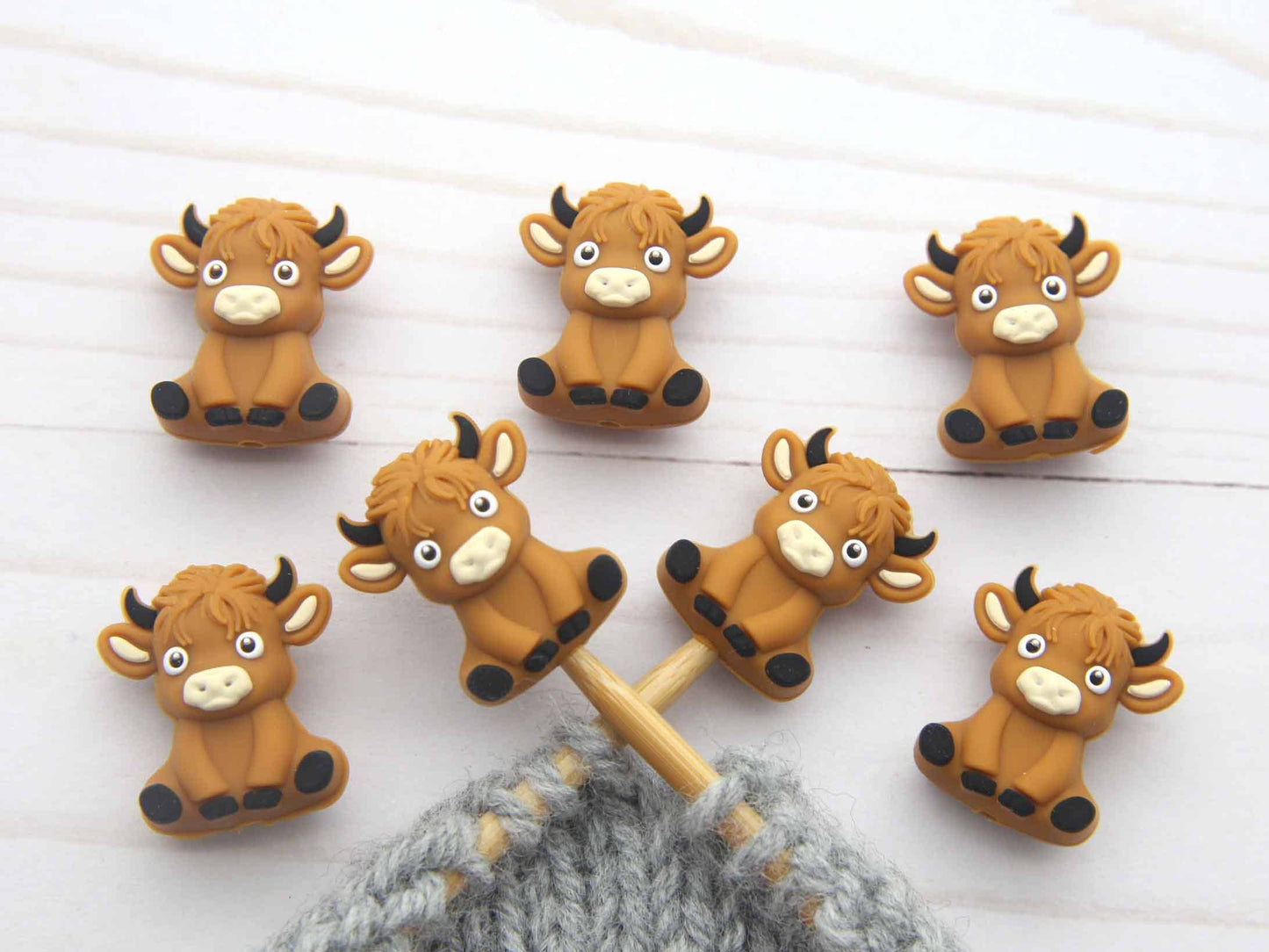 Little Highland Cow | Stitch Stoppers