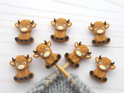 Little Highland Cow | Stitch Stoppers