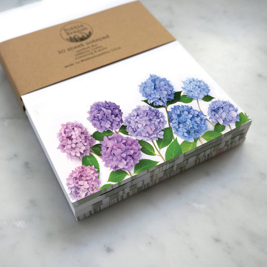 Large Note Pad ~ Hydrangea