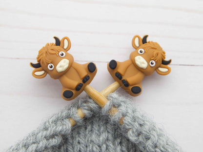 Little Highland Cow | Stitch Stoppers