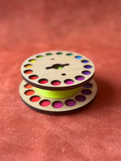 The Whirl - Rainbow Stand for the Original Mini Minder - LemonWood