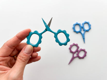 Ocean Small Flower scissors, tiny embroidery scissors