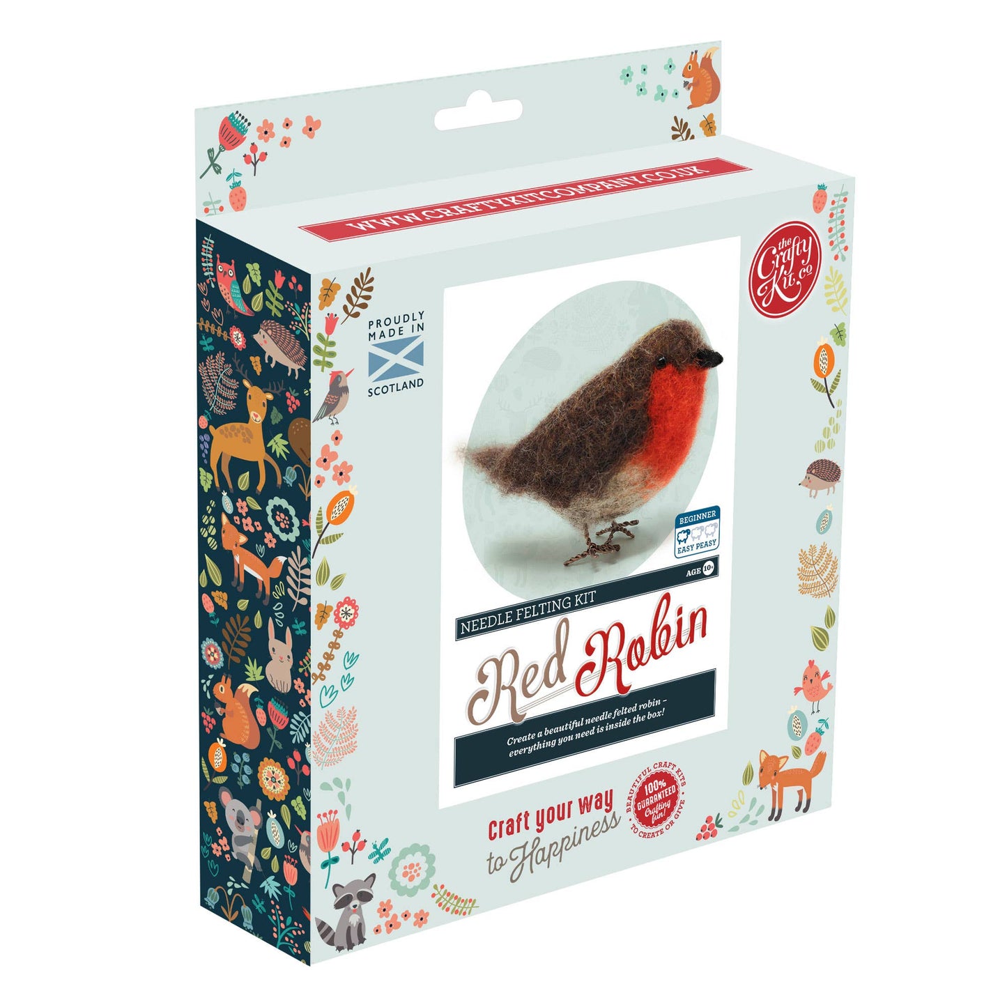 Red Robin British Birds Needle Felting Craft Kit