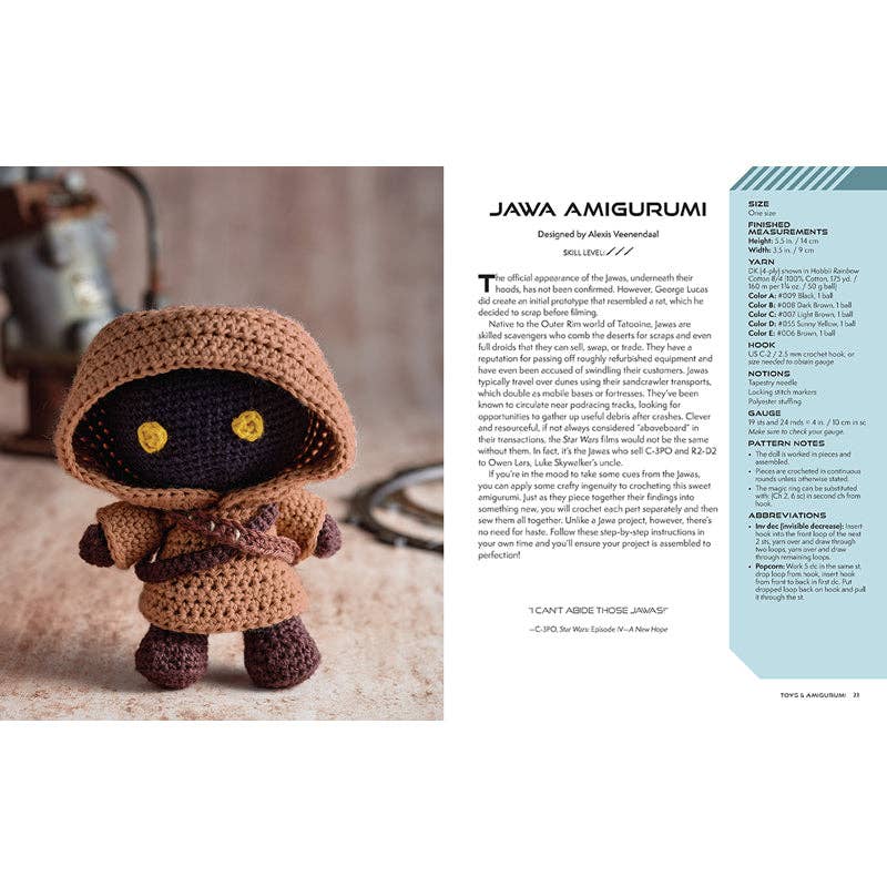 Star Wars: The Official Crochet Pattern Book (NEW!)