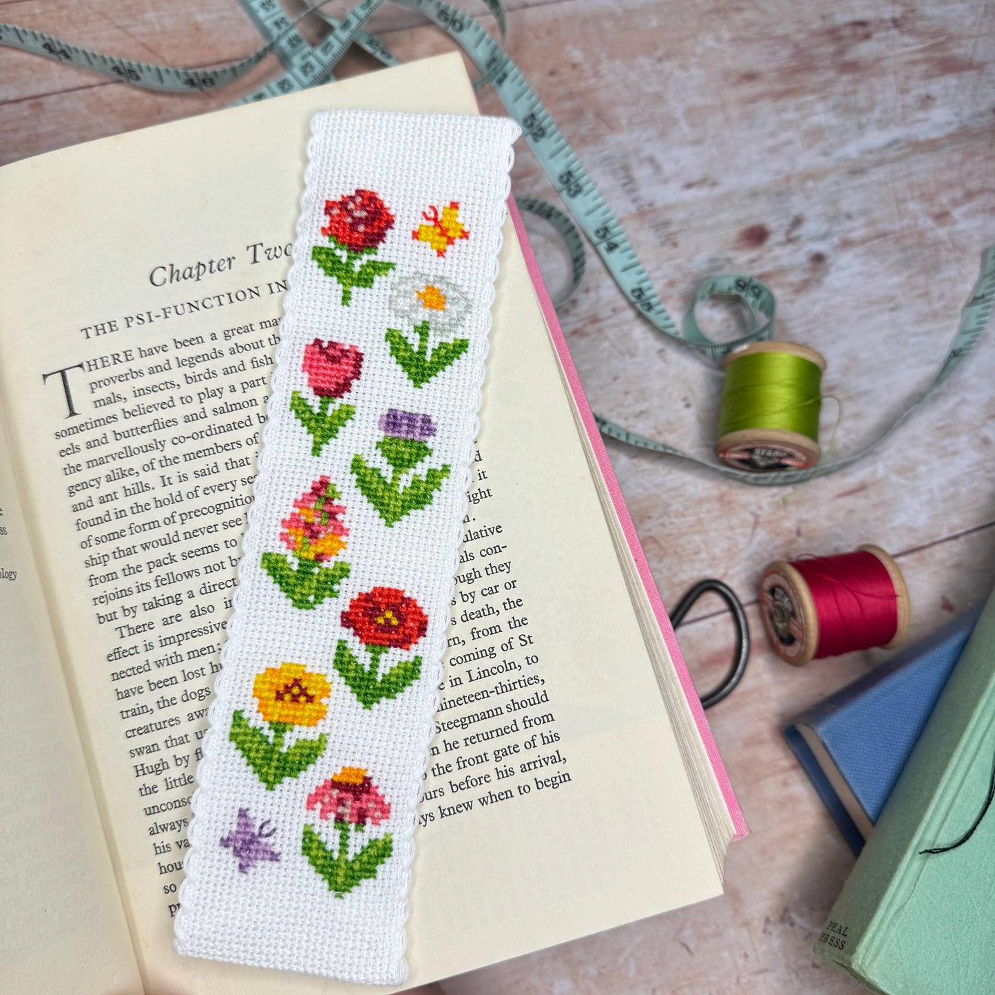 Cottage Garden Bookmark Cross Stitch Kit