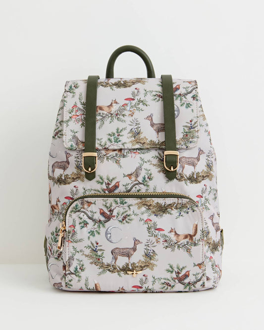 FABLE Crystal Grey A Night's Tale Woodland Mini Backpack