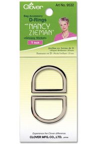 Clover 1" D-Rings by Nancy Zieman