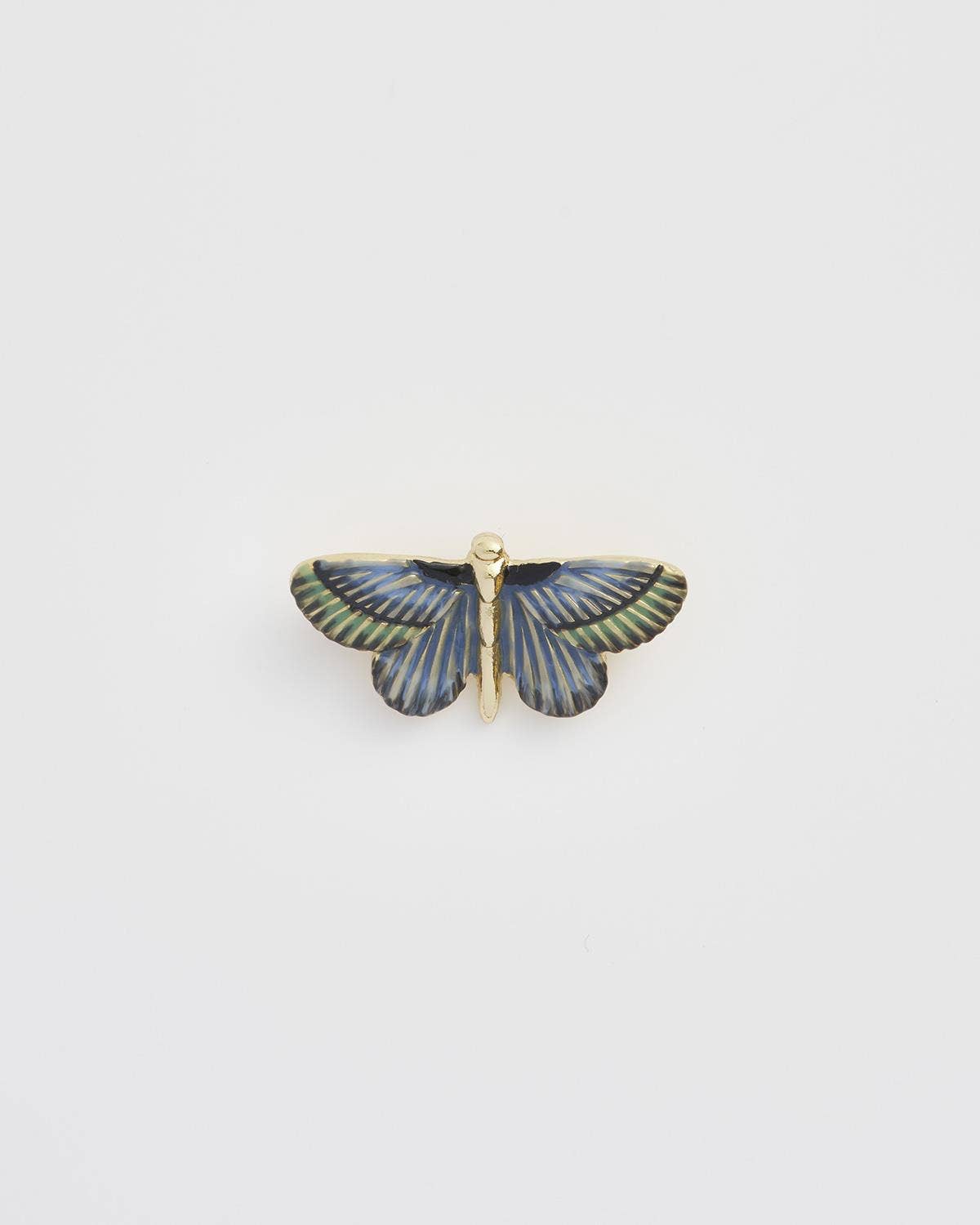 FABLE Deco Butterfly Blue Brooch