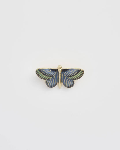 FABLE Deco Butterfly Blue Brooch