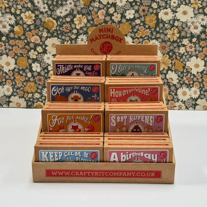 Love Ewe! Mini Matchbox Cross Stitch Kit