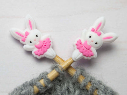 Ballerina Bunny | Stitch Stoppers Knitting Notions