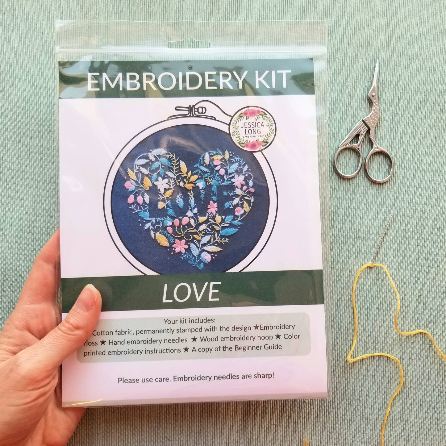 Love Embroidery Kit - Jessica Long