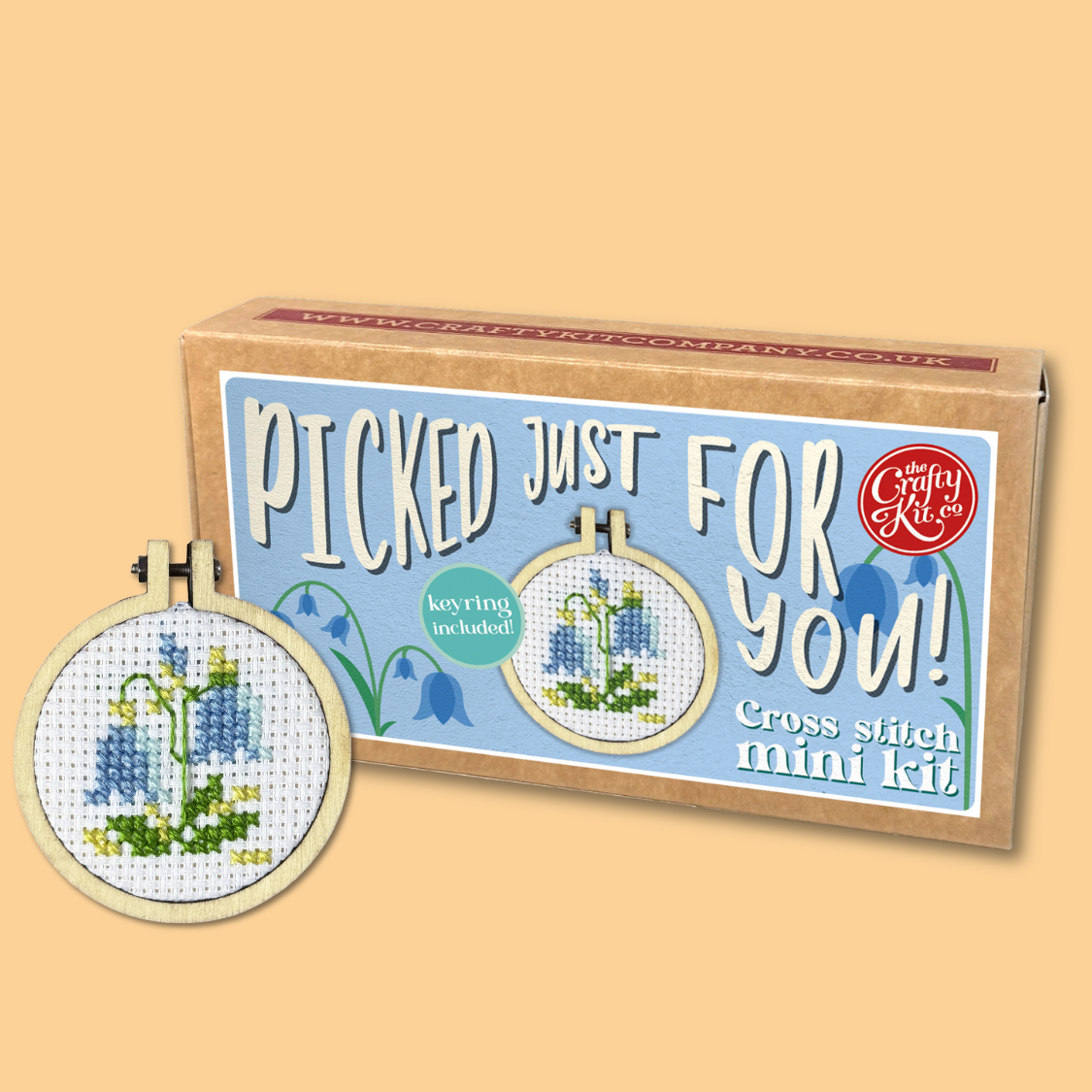 Picked just for You! Mini Matchbox Cross Stitch Kit – Rose Yarn Co.